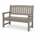 Banc de jardin en polystyrène gris